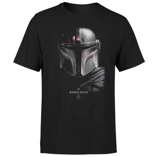 The Mandalorian Poster T-Shirt In Der Männer- Oder Frauenvariante | Schwarz, Gr. S - XXL 2 The Mandalorian Poster T-Shirt In Der Männer- Oder Frauenvariante | Schwarz, Gr. S - XXL – Bild 2