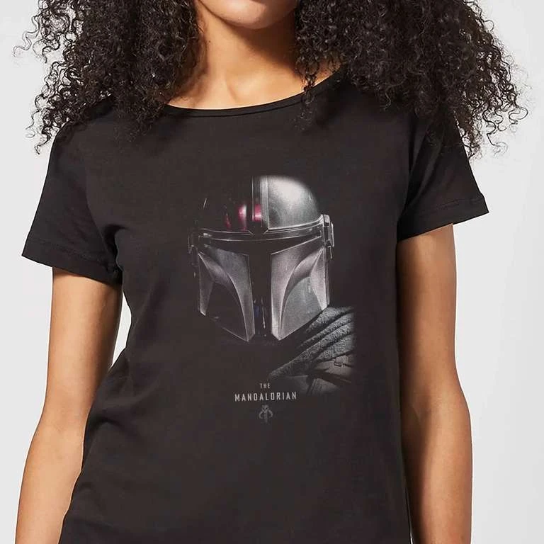 The Mandalorian Poster T-Shirt In Der Männer- Oder Frauenvariante | Schwarz, Gr. S - XXL 5 The Mandalorian Poster T-Shirt In Der Männer- Oder Frauenvariante | Schwarz, Gr. S - XXL – Bild 5