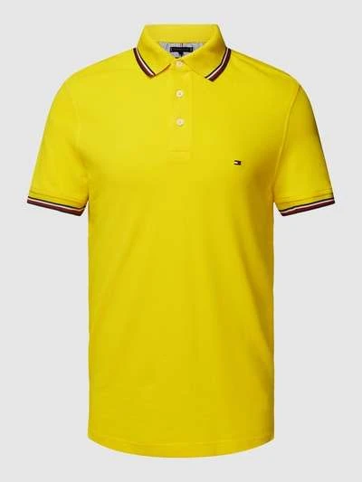 Tommy Hilfiger 1985 Collection Tipped Slim Fit Polo In Gelb (Gr. M Oder XL) 5 Tommy Hilfiger 1985 Collection Tipped Slim Fit Polo In Gelb (Gr. M Oder XL) – Bild 5