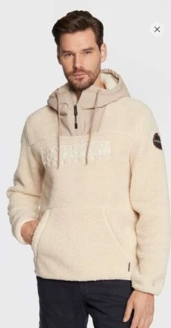 Napapjiri Fleece Hoodie Teide 5 - Beige