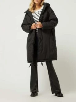 Oversized Mantel Mit Wattierung - Karo Kauer X P&C - Exklusiv Bei Uns In Schwarz Für 89,99 € (anstatt 299 €)
