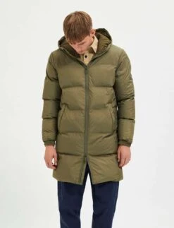 Jacke Von Selected Homme Grüner Parka S - XXL 7 Jacke Von Selected Homme Grüner Parka S - XXL -Mode Kleidung Verkauf 2261266 1 2