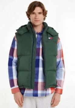 Tommy Jeans Weste Alaska Vest Grün (UP)
