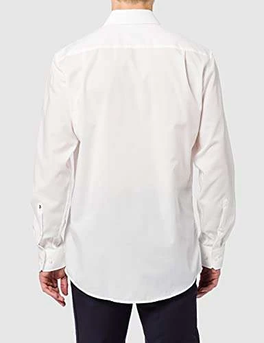 Seidensticker Herrenhemd In Beige/weiß (Bügelfrei, 100% Baumwolle) 2 Seidensticker Herrenhemd In Beige/weiß (Bügelfrei, 100% Baumwolle) – Bild 2