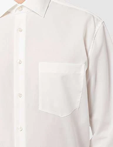 Seidensticker Herrenhemd In Beige/weiß (Bügelfrei, 100% Baumwolle) 4 Seidensticker Herrenhemd In Beige/weiß (Bügelfrei, 100% Baumwolle) – Bild 4