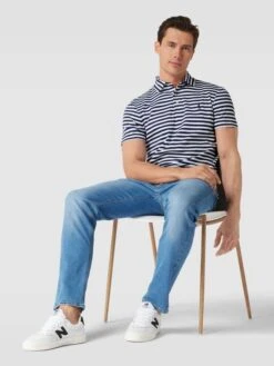 Polo Ralph Lauren Poloshirt Mit Logo-Stitching In Marineblau | M - XXL | Beige, Blau, Marieneblau