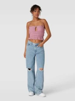 REVIEW Damen Crop Top Mit Allover-Muster In Altrosa O. Lindgrün, XS - XL 9 REVIEW Damen Crop Top Mit Allover-Muster In Altrosa O. Lindgrün, XS - XL -Mode Kleidung Verkauf 2263918 1 3