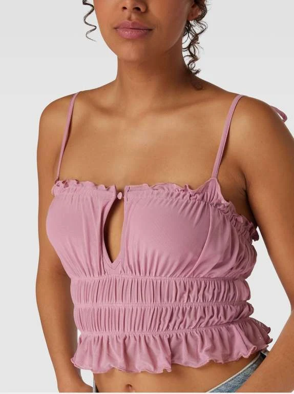 REVIEW Damen Crop Top Mit Allover-Muster In Altrosa O. Lindgrün, XS - XL 1 REVIEW Damen Crop Top Mit Allover-Muster In Altrosa O. Lindgrün, XS - XL