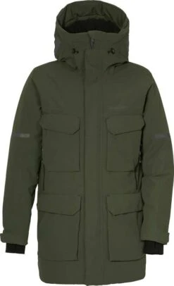 Didriksons Men's Drew Parka 7 In Black, Dark Night Blue, Deep Green, Pomme Red -Mode Kleidung Verkauf 2264047 1 2