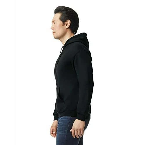 Prime/Packstation Und Nur In XL! Gildan Herren Hoodie Aus Fleece In Schwarz. 2 Prime/Packstation Und Nur In XL! Gildan Herren Hoodie Aus Fleece In Schwarz. – Bild 2