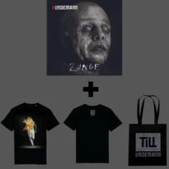 Till Lindemann Album ”Zunge", + TShirt + Beutel Im Bundle @ Boerde Rock Rammstein Merchandise