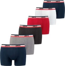[Amazon Prime] Levi's Herren Solid Basic Boxershorts 6-er Pack - (4,31€ Stück )(Größe XXL)