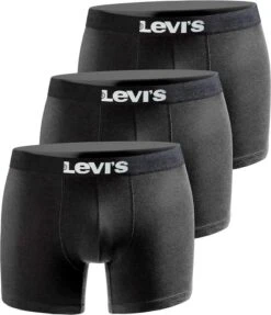 Levi's Herren Boxershort Print Limited Black Edition 3er Pack (Die Guten)