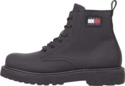 Tommy Jeans TJM RUBERIZED LACE UP BOOT Schnürboots Mit Seitlicher Logoflagge -Mode Kleidung Verkauf 2266906 1 2
