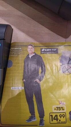 Herren Trainingsanzug Netto MD Black Week