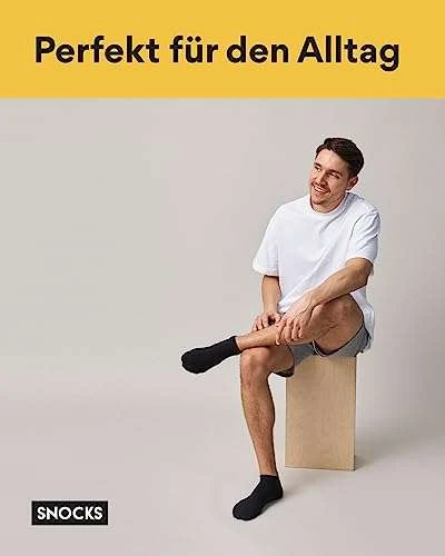 Snocks Sneaker Socken Herren & Damen 6er Set Gr. 35-54 Kurze Socken Baumwolle 5 Snocks Sneaker Socken Herren & Damen 6er Set Gr. 35-54 Kurze Socken Baumwolle – Bild 5