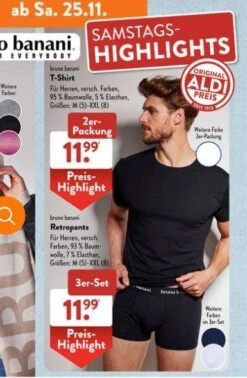 Bruno Banani Retropants Bei Aldi Süd 3er-Set