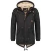 Alessandro Salvarini Winterjacke Herren Warm Atmungsaktiv 100% Baumwolle
