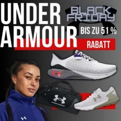 [Under Armour] BlackFriday Extra Vorteil: Sportlich Sparen Mit Bis Zu 51% Rabatt! + 11 % Extra Rabatt Z.B. UA HOVR Machina 3 Clone Laufschuh