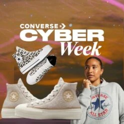 Cyber Week & Black Friday Bei Converse | 40% Rabatt Auf Ausgewählte Styles + 30% Auf Sale Z.B. ChuckTaylor AllStar Lift Platform Faux Mohair