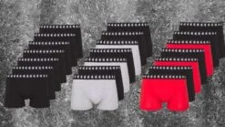 7er Pack Kappa Boxershorts Für 26,99€ + Kostenlosem Versand | S-XXL (schwarz, Grau/schwarz, Rot/schwarz)