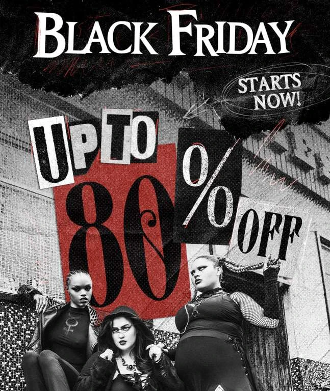 KILLSTAR - Black Friday Sale 2023: Bis Zu 80 % Rabatt (Kosmetik, Kleider, Unterwäsche Etc.) | Gothic Und Alternative-Kleidung 2 KILLSTAR - Black Friday Sale 2023: Bis Zu 80 % Rabatt (Kosmetik, Kleider, Unterwäsche Etc.) | Gothic Und Alternative-Kleidung – Bild 2
