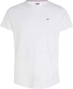 Tommy Jeans: Slim Jaspe Kurzärmeliges T-shirt In Weiß Oder Deep Crimson Oder V-Neck Grau Gr S Bis 3XL Für 14€ (Prime)