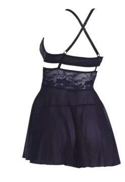 La Finesse DESSOUS | Kleid Plus String Aus Spitze Und Powernet | S , M , L , XL | Abholung Oder Kostenloser Versand Ab 69 € Bestellwert -Mode Kleidung Verkauf 2269868 1 2