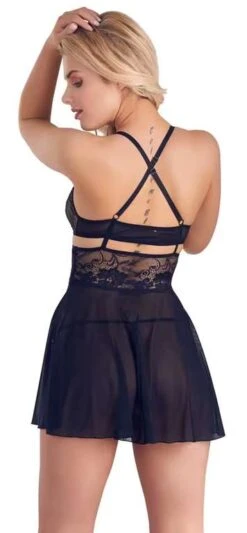La Finesse DESSOUS | Kleid Plus String Aus Spitze Und Powernet | S , M , L , XL | Abholung Oder Kostenloser Versand Ab 69 € Bestellwert