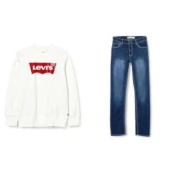 Amazon Angebots-Bug?! Kinder Levi's LVB Batwing Crewneck Sweatshirt & 510 Knit Jean Im Wilden Kombipack Ohne Größe!