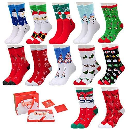 Amazon Prime Blitzangebot Vertvie 12 Paar Unisex Weihnachtssocken 1 Amazon Prime Blitzangebot Vertvie 12 Paar Unisex Weihnachtssocken
