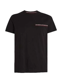 Tommy Hilfiger Herren T-Shirt Kurzarm Stripe Rundhalsausschnitt (Amazon Prime) -Mode Kleidung Verkauf 2271345 1 4