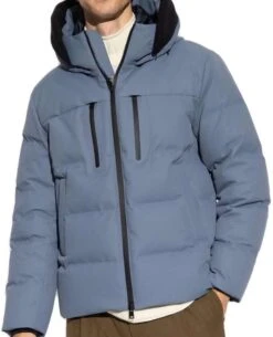 Woolrich Seam Sealed Jacket Hellblau Winterjacke