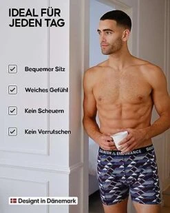 (Prime) - DANISH ENDURANCE 6er Pack Boxershorts Herren, Weiche Baumwolle, Unterhosen Männer -Mode Kleidung Verkauf 2273282 1 2