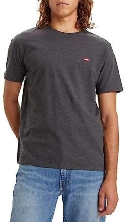 [Prime] Levi's Original Housemark T-Shirt | Grau | Gr. XS Bis XL -Mode Kleidung Verkauf 2273521 1 3