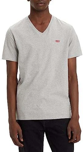 Levi's Herren Original Housemark V-neck T-Shirt (1er Pack) Grau XS-XXL Prime 1 Levi's Herren Original Housemark V-neck T-Shirt (1er Pack) Grau XS-XXL Prime