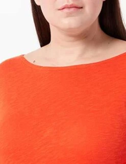 Marc O'Polo Damen T-Shirt Orange Nur XL -Mode Kleidung Verkauf 2273987 1 2