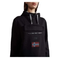[ Geomix ] Napapijri Hoodie Burgee Winter Schwarz Oder Grau VSK-Frei Mit Code DEAL-VSK In Größe S-L -Mode Kleidung Verkauf 2274605 1 5