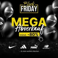 Mega Black Friday Sale - Mind. 80% Auf 1000 Artikel | Z.B. NB Hoodie (19,98 €), Under Armour Jacke (25,99 €), Timberland Jacke (39,98 €)