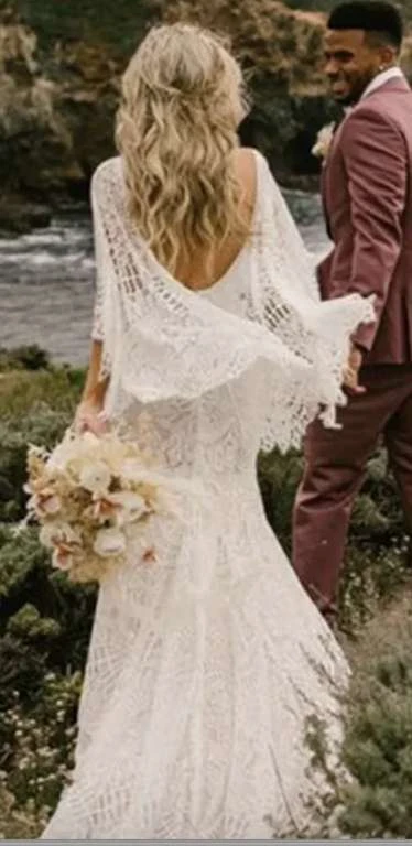 Bei Hochzeit Sparen, Hochwertige Hochzeitskleider Brautmode 50% Reduziert Durch Rabattcode-Fehler! Boho Brautkleider 4 Bei Hochzeit Sparen, Hochwertige Hochzeitskleider Brautmode 50% Reduziert Durch Rabattcode-Fehler! Boho Brautkleider – Bild 4