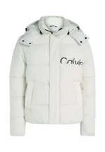 Calvin Klein Jeans ESSENTIALS LOGO JACKET Winterjacke L-3XL Weiß
