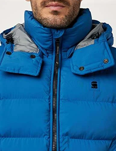 G-Star RAW G-Whistler Padded Hooded Jacket (Amazon) Herren Steppjacke In Blau 2 G-Star RAW G-Whistler Padded Hooded Jacket (Amazon) Herren Steppjacke In Blau – Bild 2