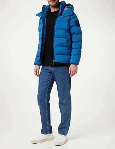 G-Star RAW G-Whistler Padded Hooded Jacket (Amazon) Herren Steppjacke In Blau 1 G-Star RAW G-Whistler Padded Hooded Jacket (Amazon) Herren Steppjacke In Blau