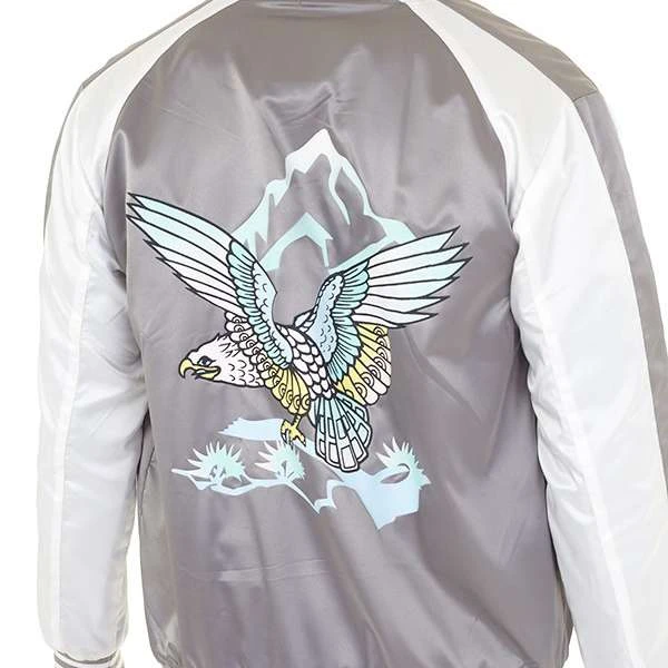 BRAVE SOUL Silas Herren Satin Blouson 3 BRAVE SOUL Silas Herren Satin Blouson – Bild 3