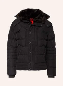 WELLENSTEYN Steppjacke STARSTREAM Mit Abnehmbarer Kapuze Und Kunstfellbesatz