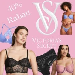Victoria's Secret 40 % Rabatt Auf Der Ganzen Website | Z.B. BH Für 27,36 € + VSK, Höschen Für 8,56 € + VSK (ab 100 € VSK-frei)