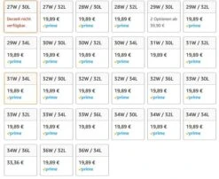 JACK & JONES Male Slim Fit Jeans Glenn Original AM 809 In W27 Bis W36 Für 15,92€ Mit Coupon (Prime) -Mode Kleidung Verkauf 2278392 1 4