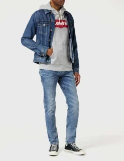 Levi's Standard Graphic Hoodie (Zalando / Amazon) Herren Kapuzenpullover In Hellgrau -Mode Kleidung Verkauf 2278502 1 4