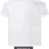 21x Fruit Of The Loom Baumwoll T-Shirt Weiß Größe M 33,33