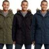 SOLID Herren Winterjacke/Parka Danello | Regular Fit, Mit Abnehmbarem Kunstfell | Gr. S - XXL, 3 Verschiedene Farben